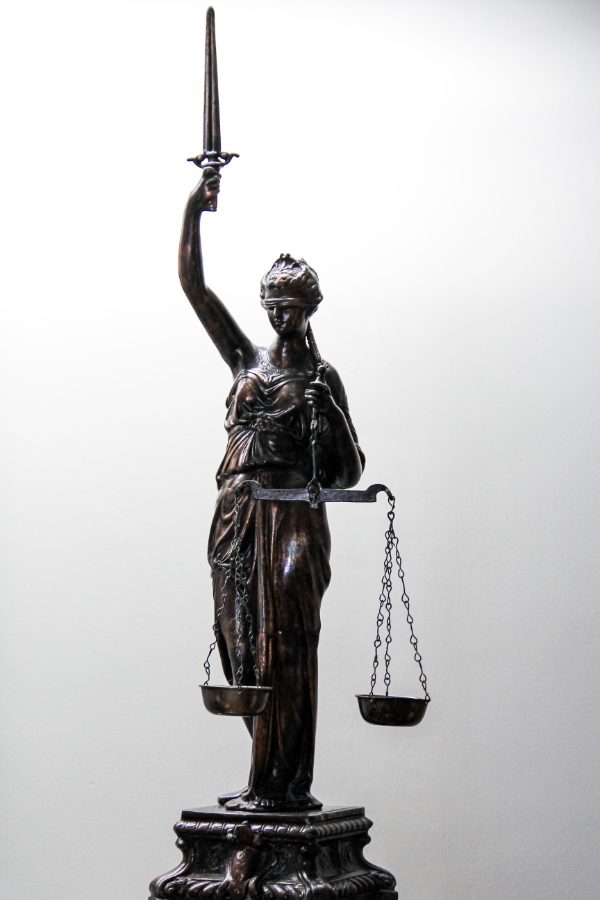 Scales of justice in the Carroll, Papp & Cunabaugh office